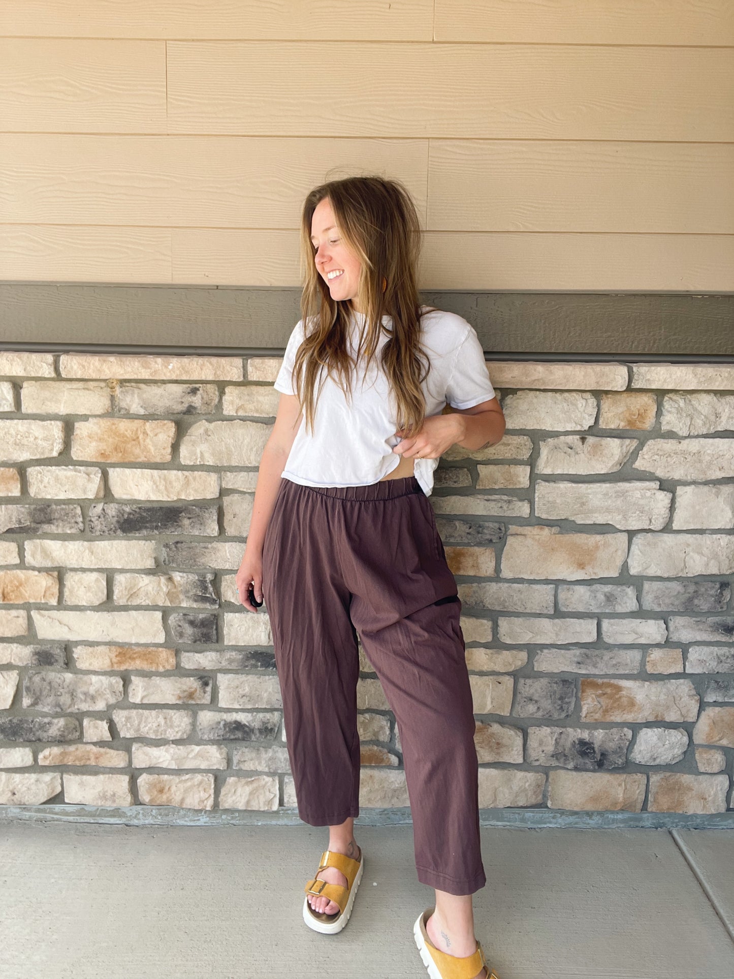 Free People Beach Plum Pants (XS/S)