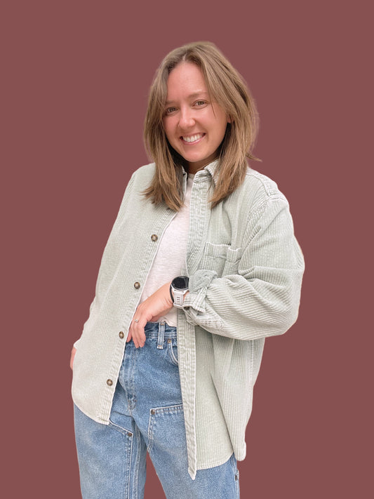 Vintage J. Crew Corduroy Shirt (S/M)