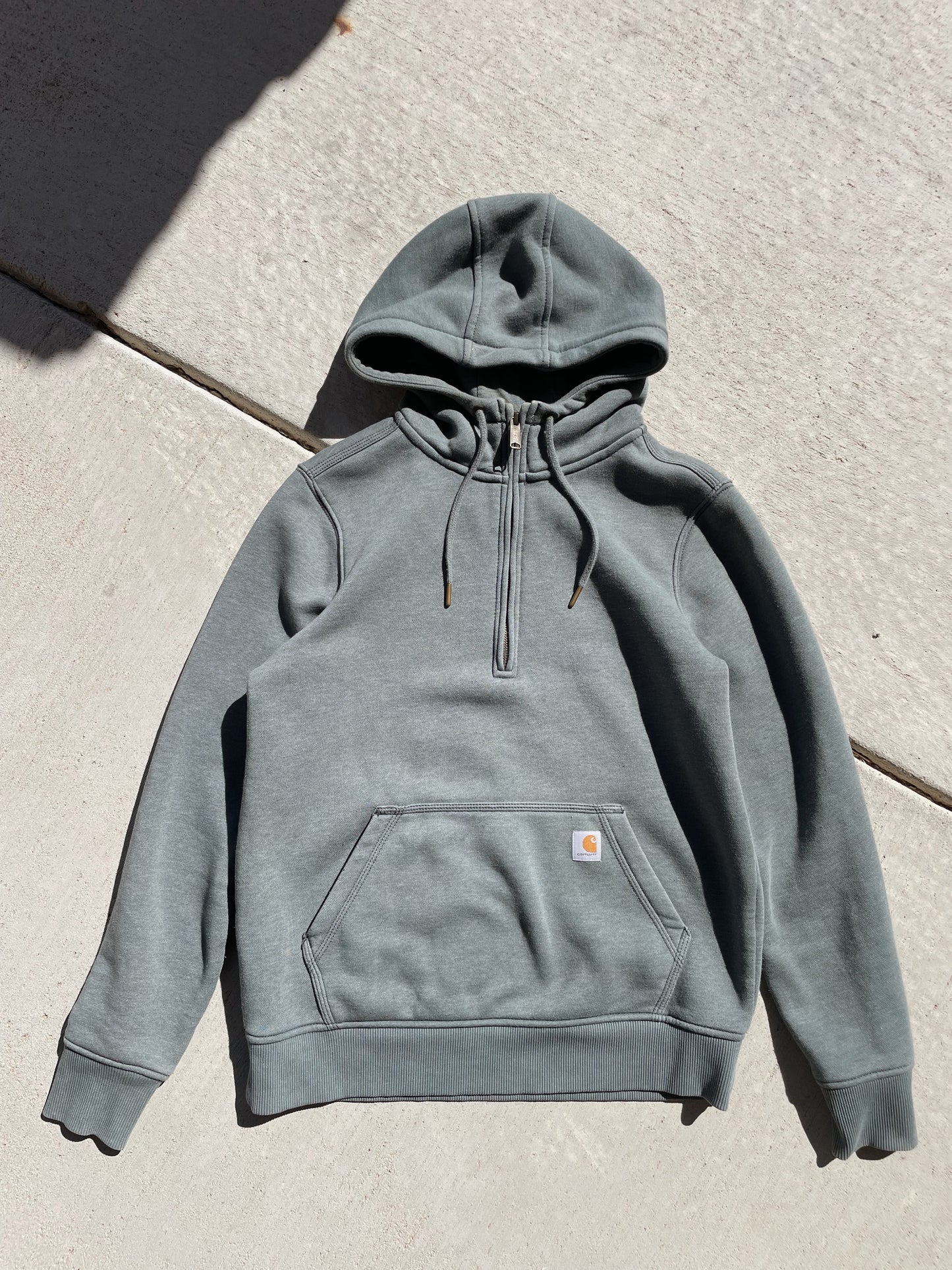 Carhartt 1/4 Zip Hoodie (Women's M)