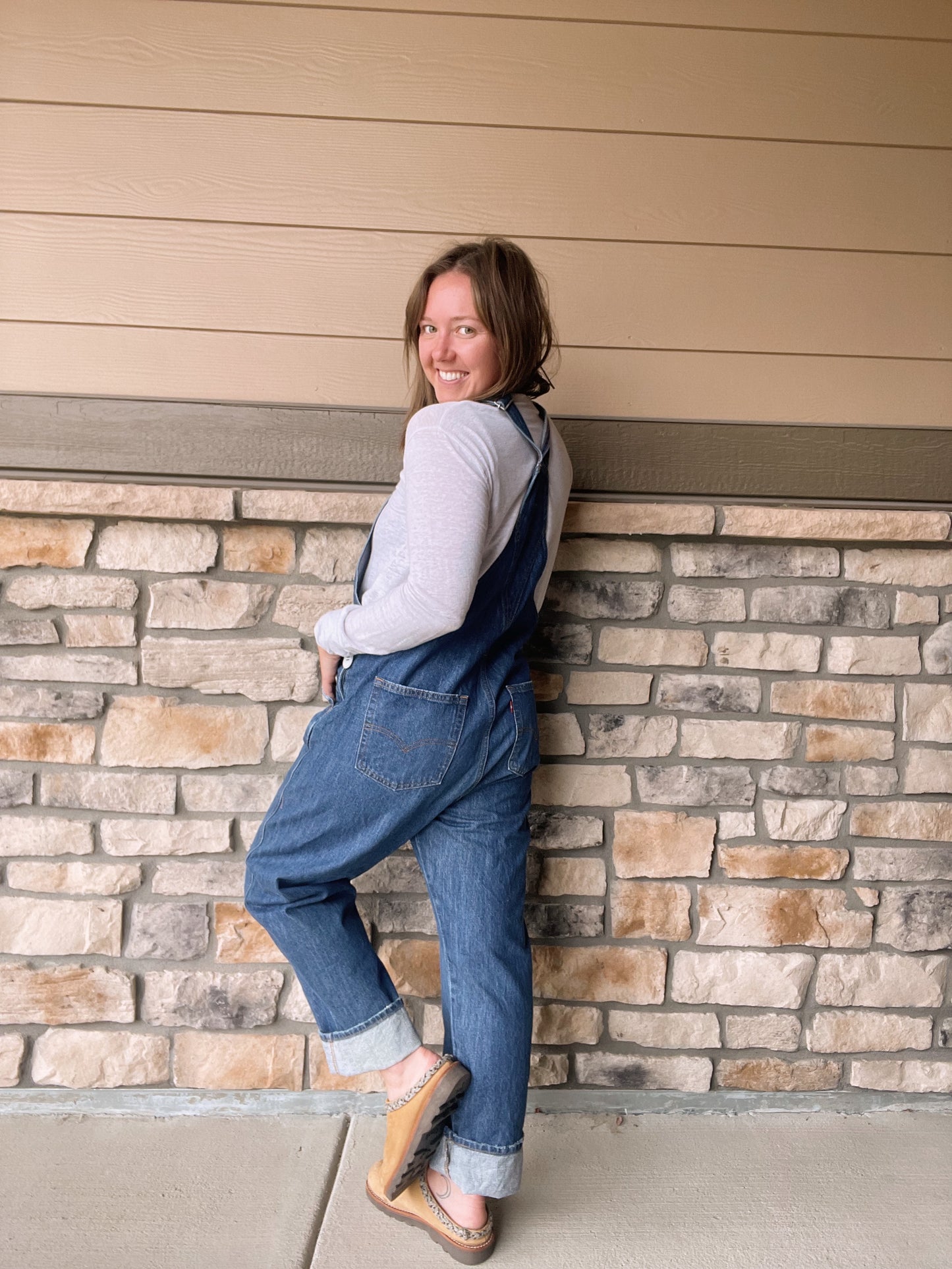 Levi's Denim Overalls (M)