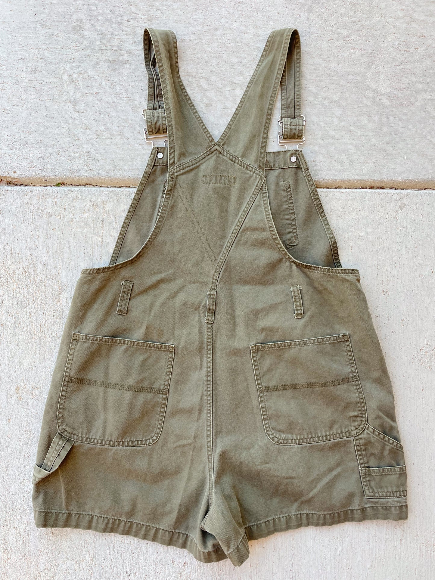 Vintage Green Shortalls (L/XL)