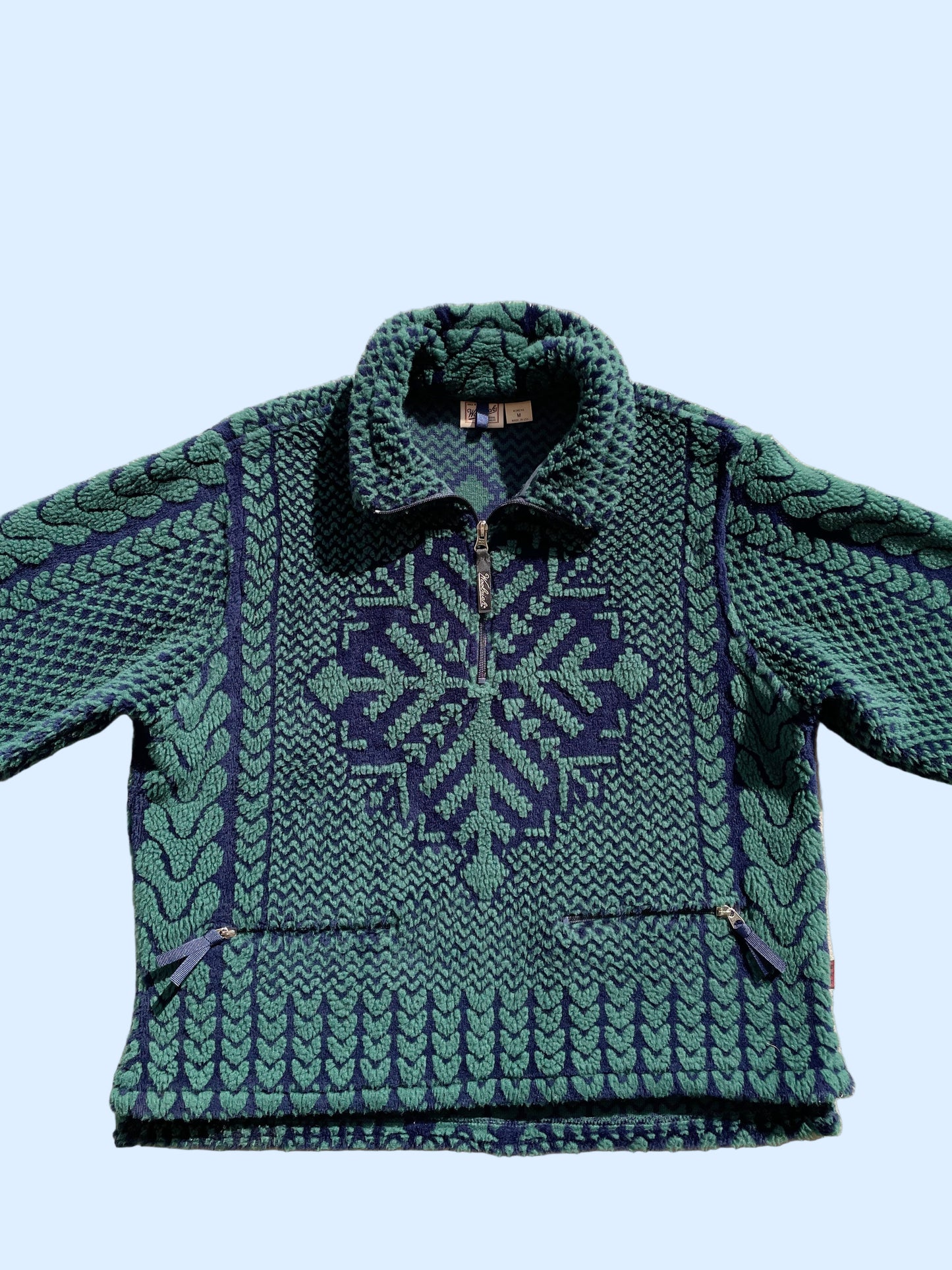 Vintage Woolrich Patterned Fleece (Women's M)