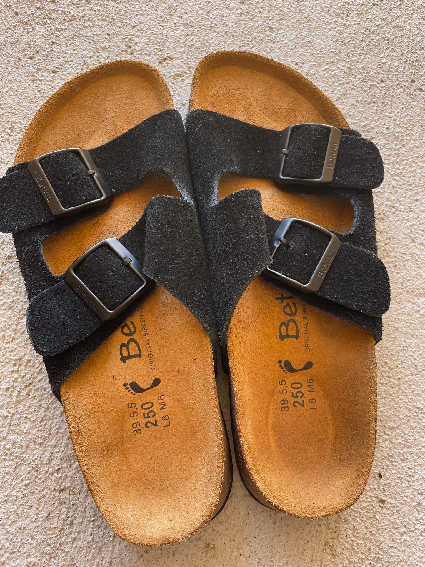 Betula Birkenstock Leather Sandals (39/Women's 8)