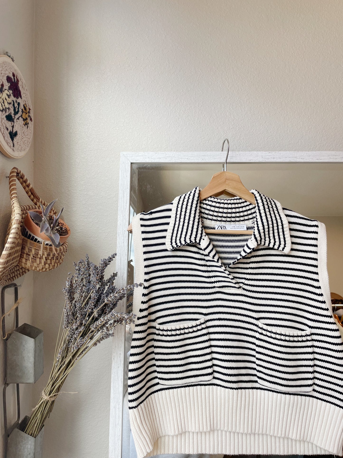 Zara Striped Vest (M)