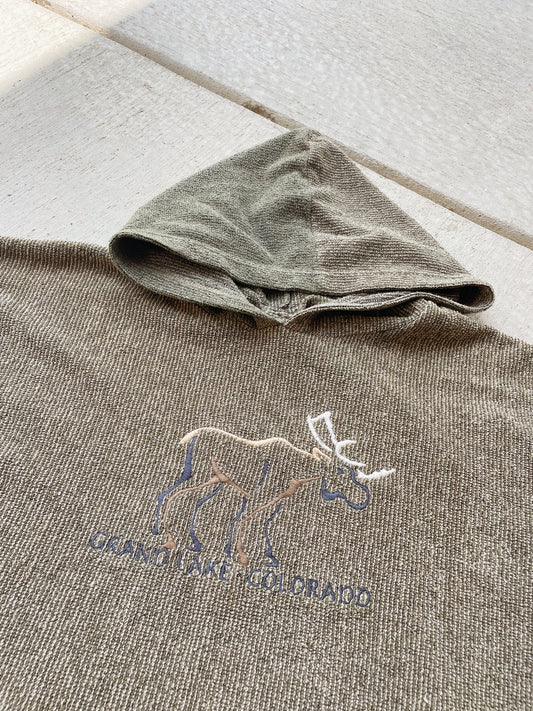 Vintage Grand Lake CO Moose Hoodie (XL/XXL)