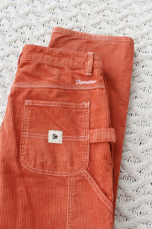 Burnt Orange Corduroy Pants (31)