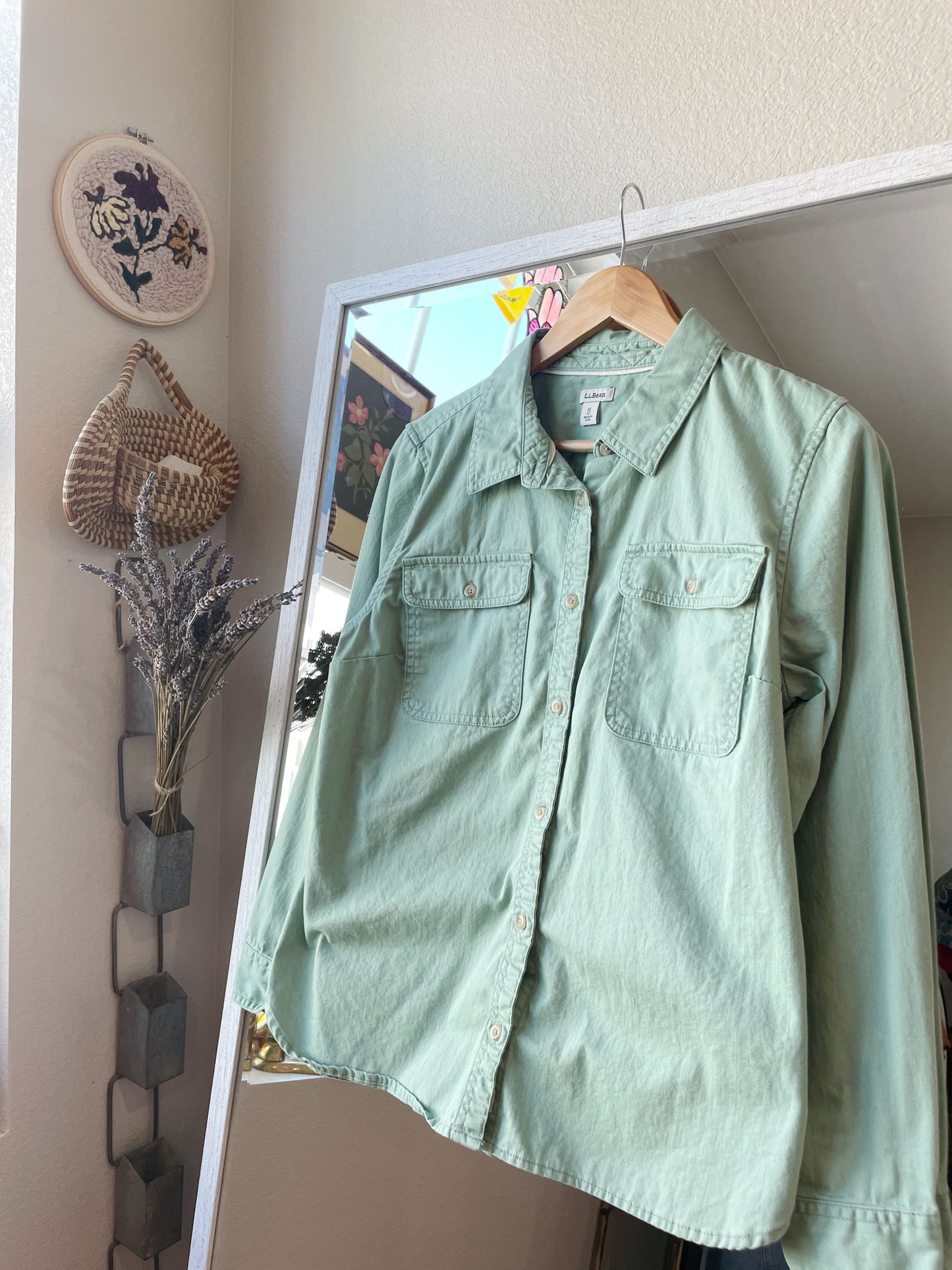 LL Bean Button Down (Women's M)