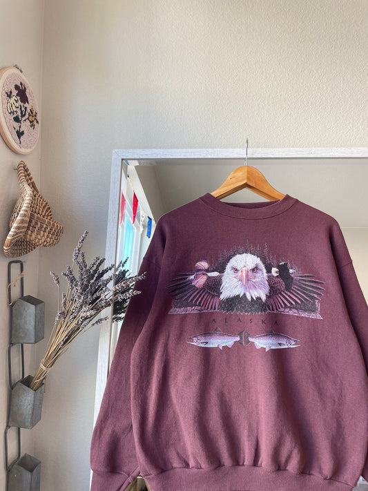 Vintage 1990s Alaska Crew (L)
