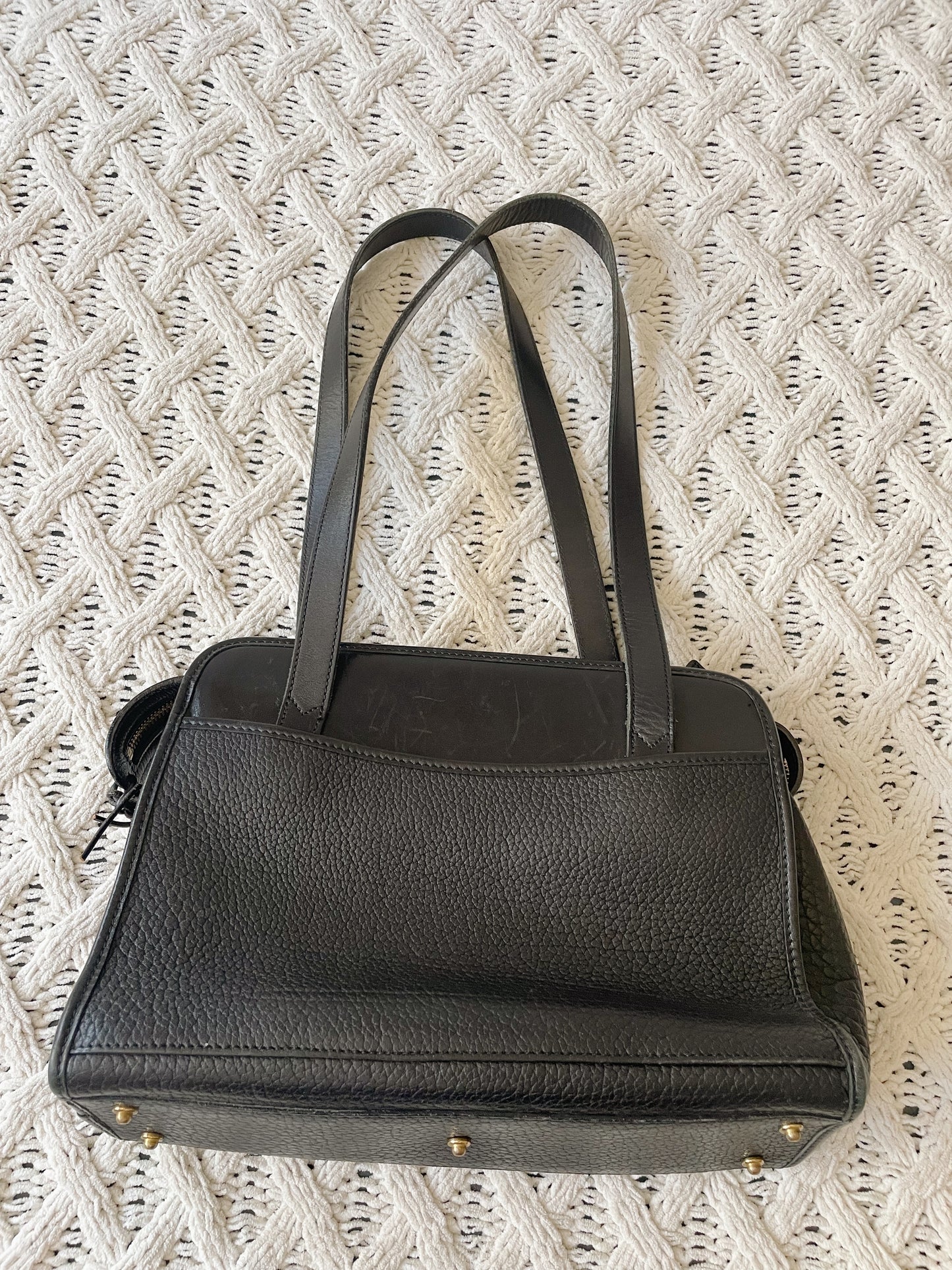 Vintage Dooney & Bourke Black Leather Purse