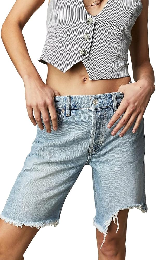 Free People Big Sur Boyfriend Shorts - NEW (30/32)