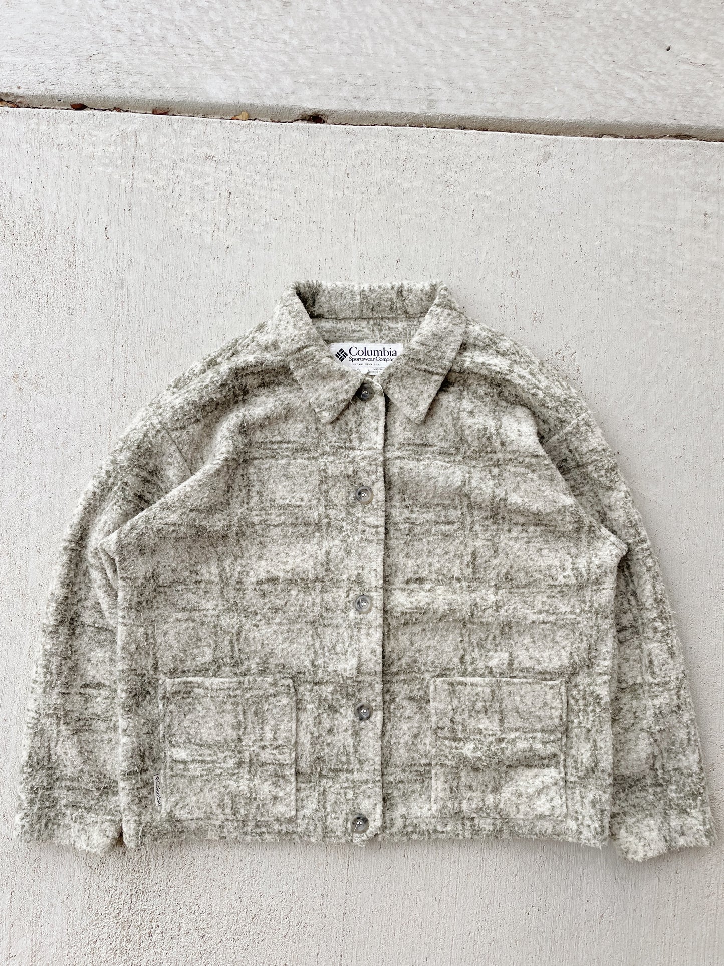 Vintage Columbia Fleece Shacket (Women's L)