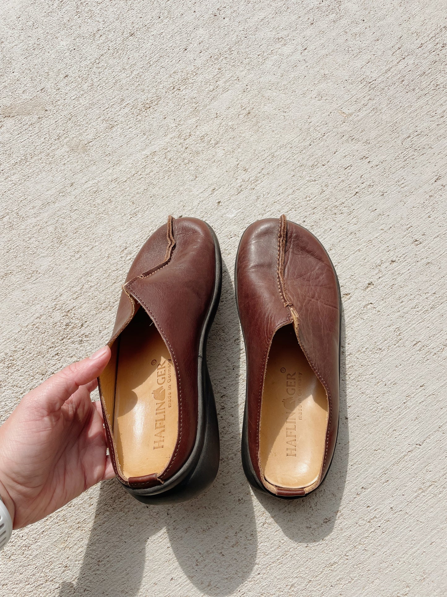 Haflinger Leather Clogs (Women's 6)
