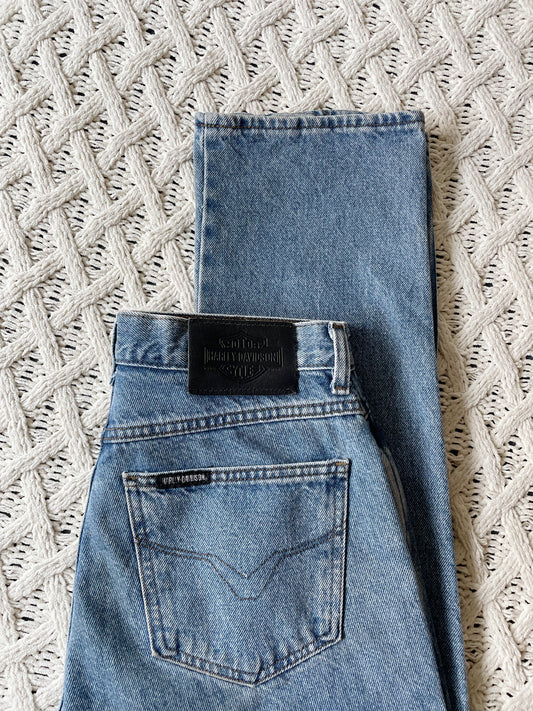 Vintage Harley Davidson Button Fly Jeans (30)