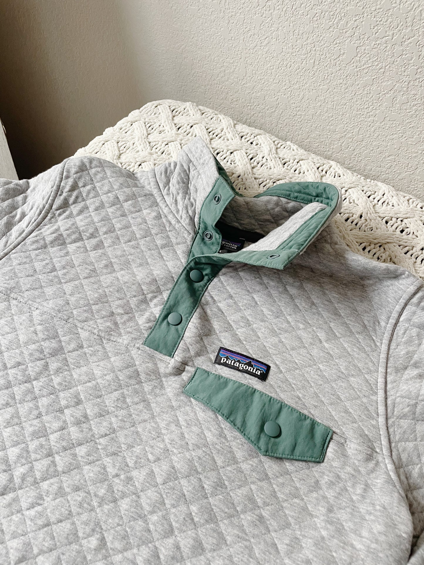 Patagonia Quilted Snap Pullover (M)