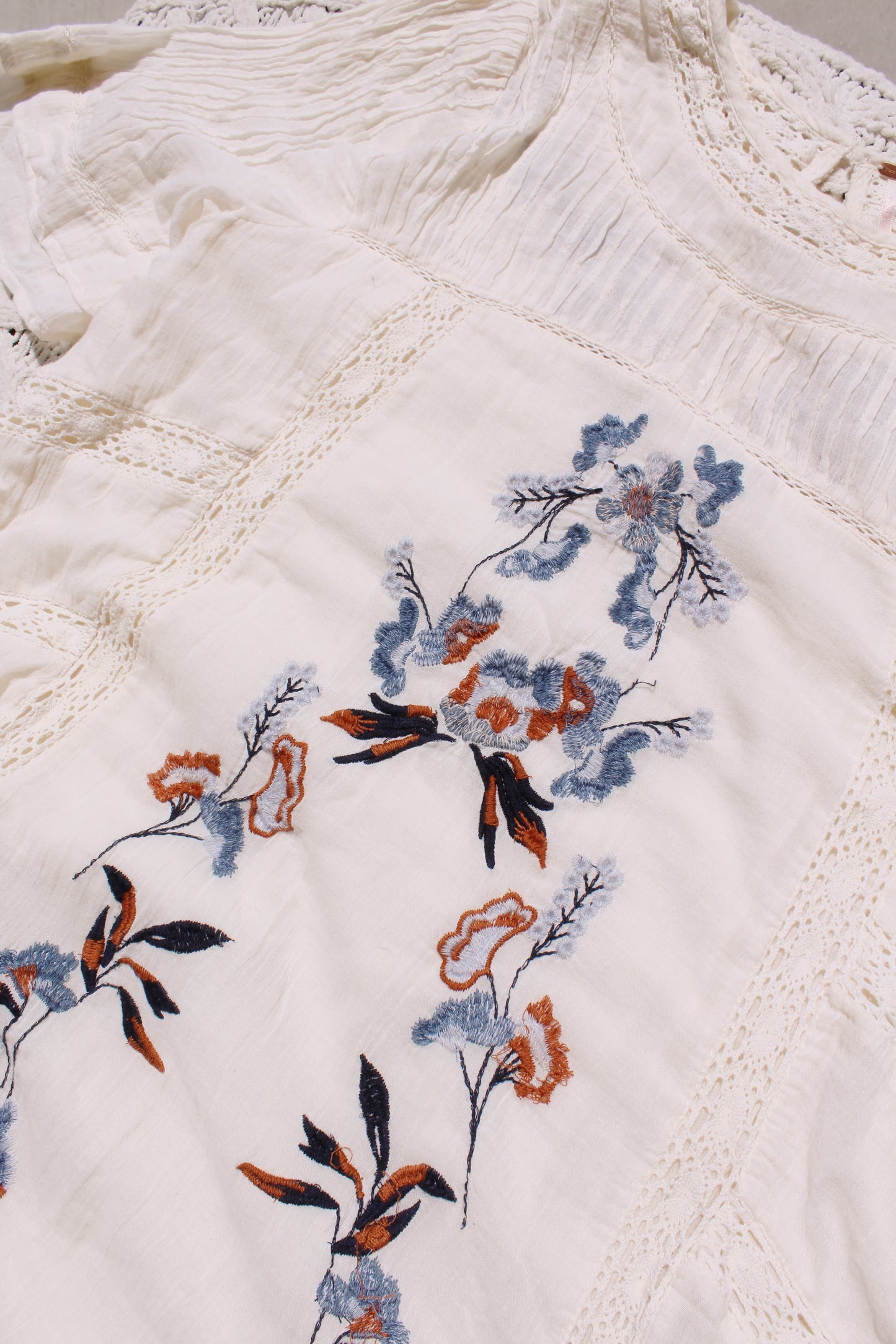 Free People Victorian Embroidered Dress (L)