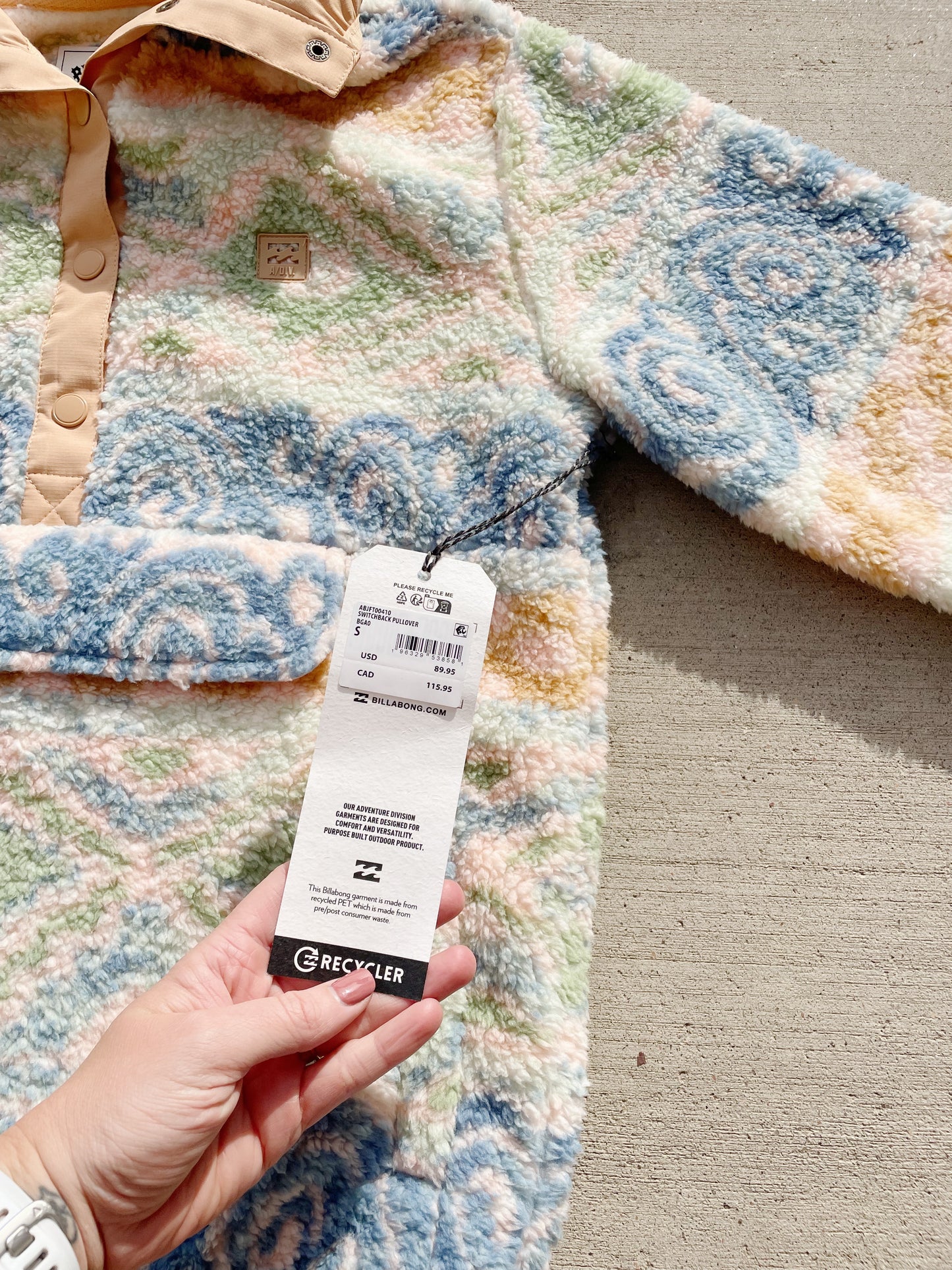 Billabong Sherpa Fleece - NEW (S)