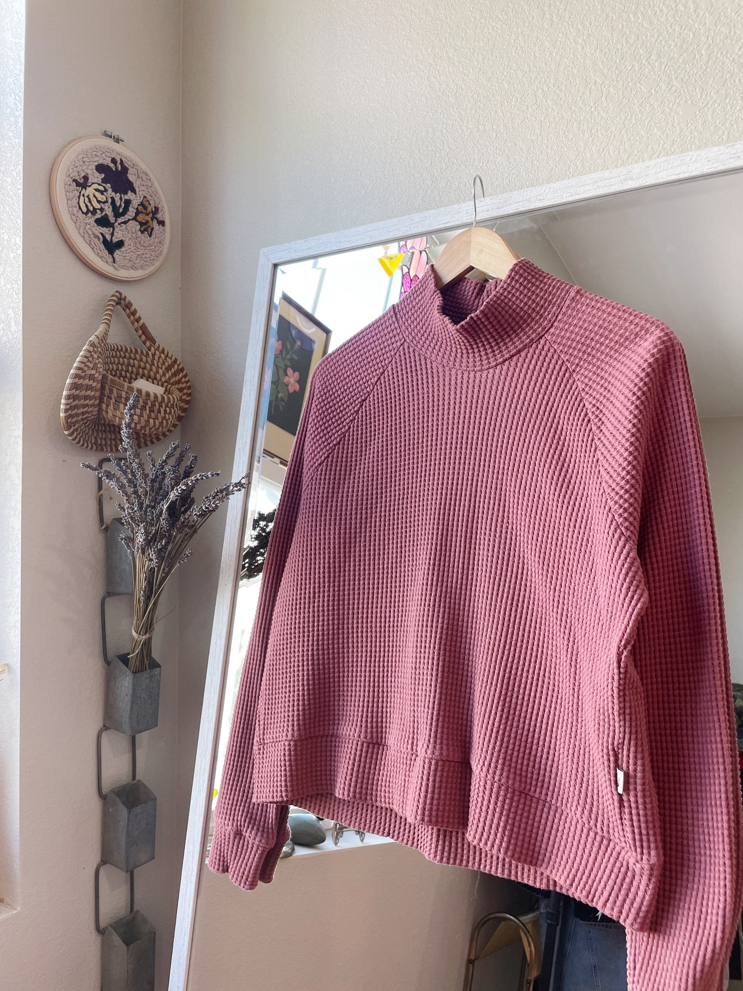 The North Face Waffle Knit Pullover (Women's M)