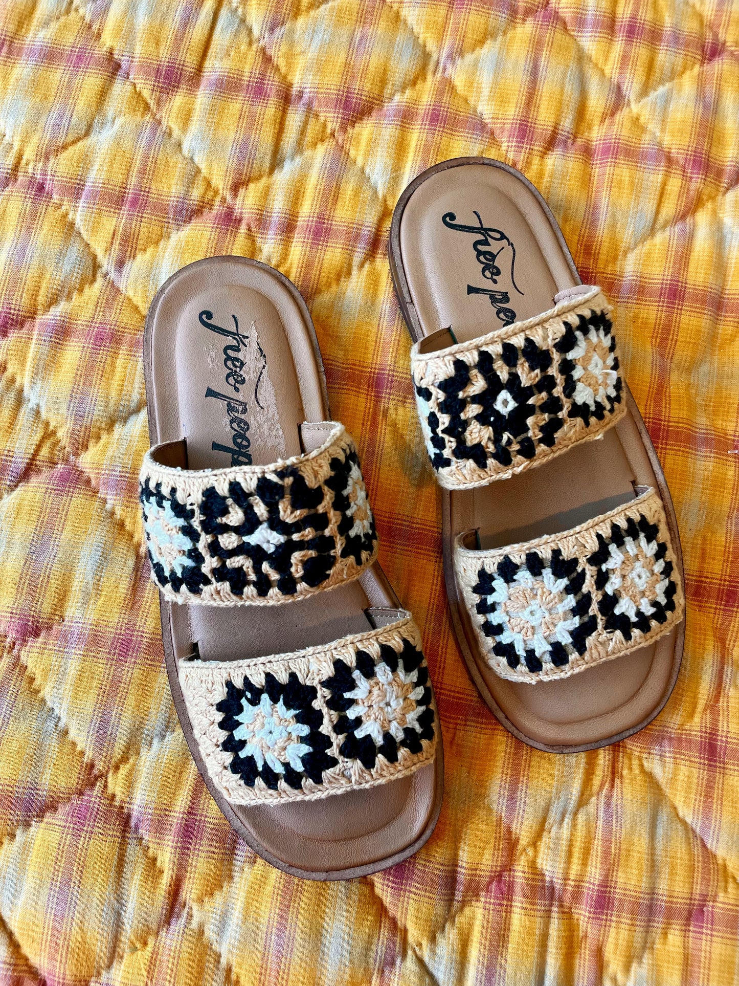 Free People Juliet Crochet Sandals - NEW (Women's 37.5/US 7.5)