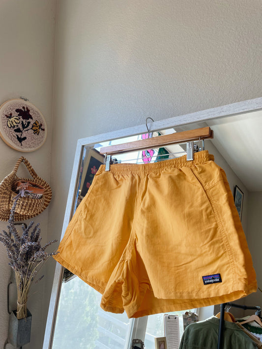 Patagonia Sunshine Yellow Baggies Shorts (S)
