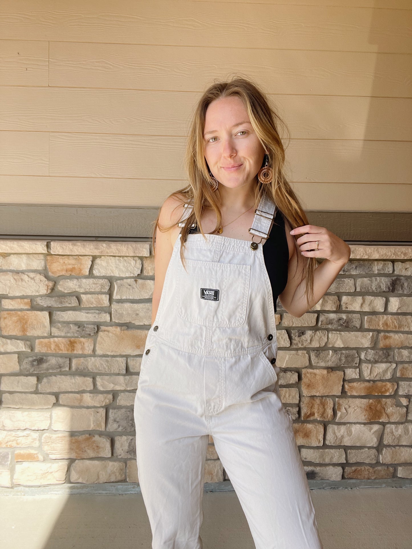 VANS Cream Overalls (S)