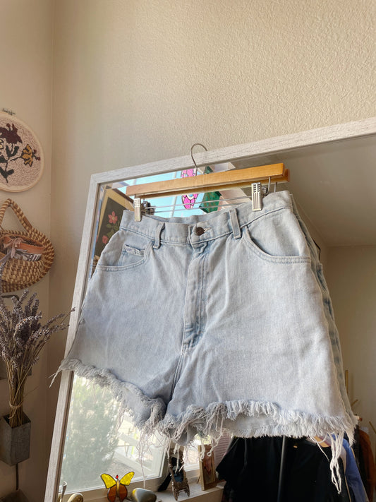 Vintage Lee Light Wash Denim Shorts (29)