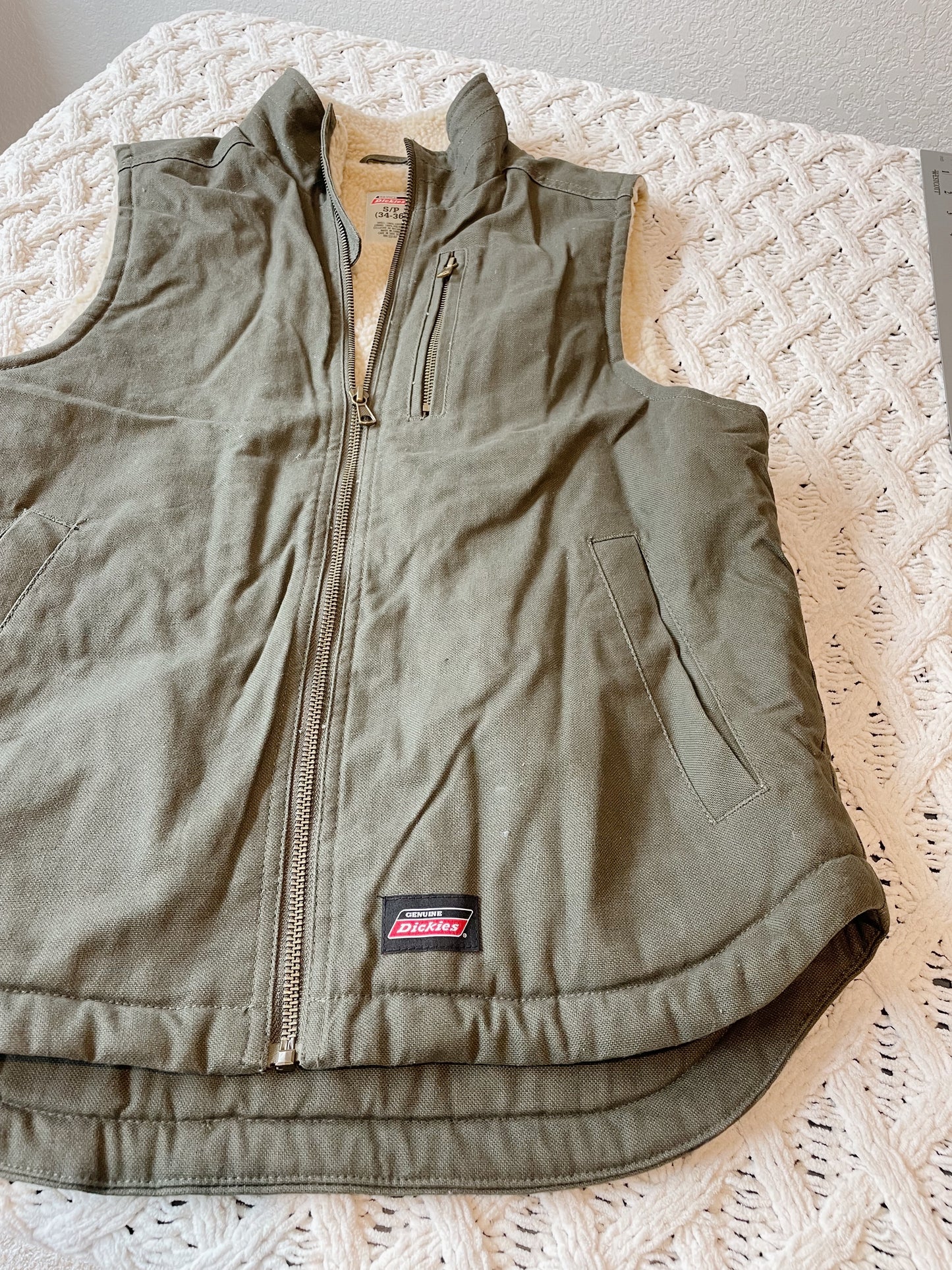 Dickies Sherpa Lined Canvas Vest (Women's XS/S)