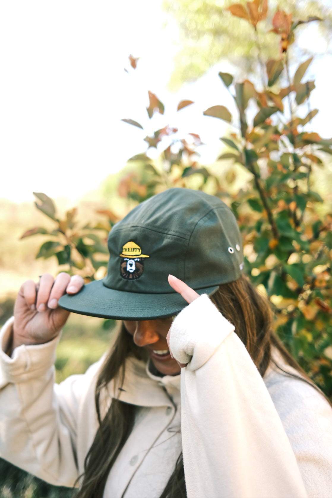 Thrifty the Bear Evergreen 5-Panel Hat