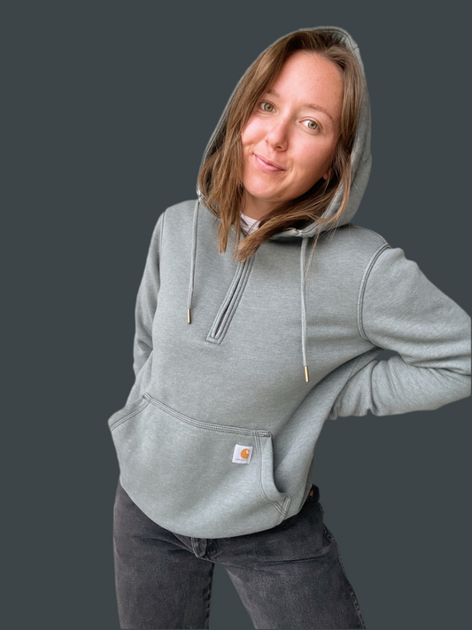 Carhartt 1/4 Zip Hoodie (Women's M)
