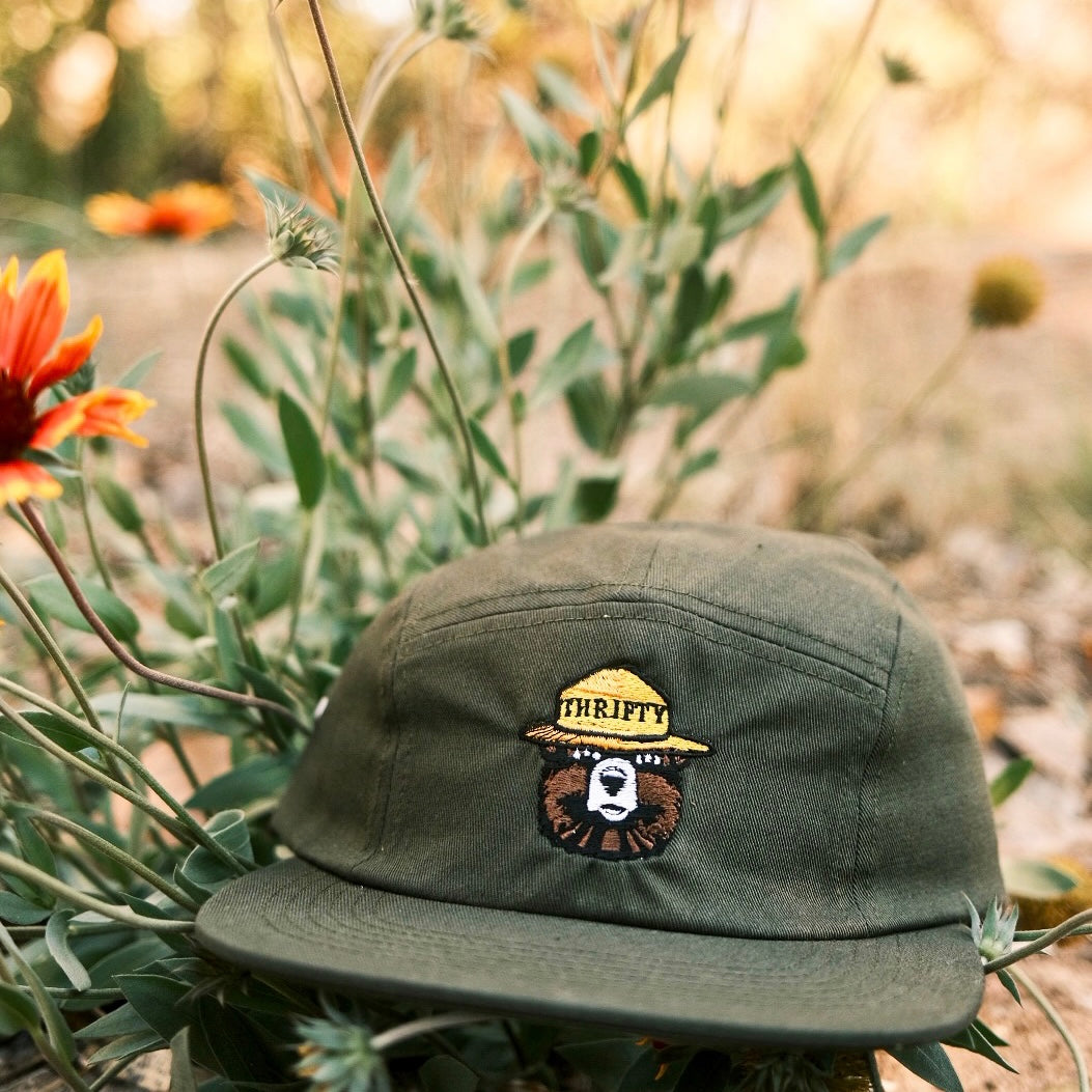 Thrifty the Bear Evergreen 5-Panel Hat