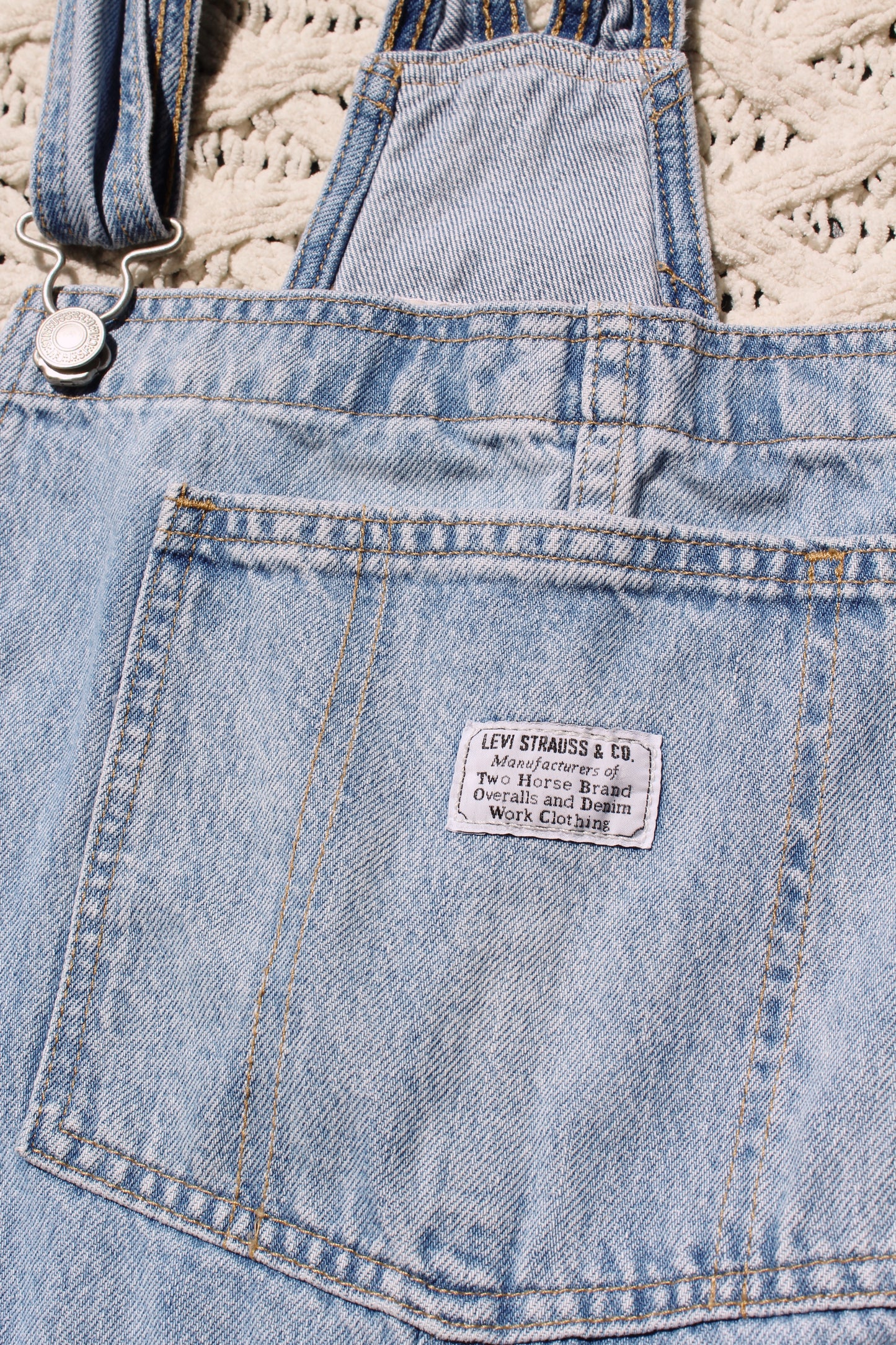 Levi's Denim Overalls (L)