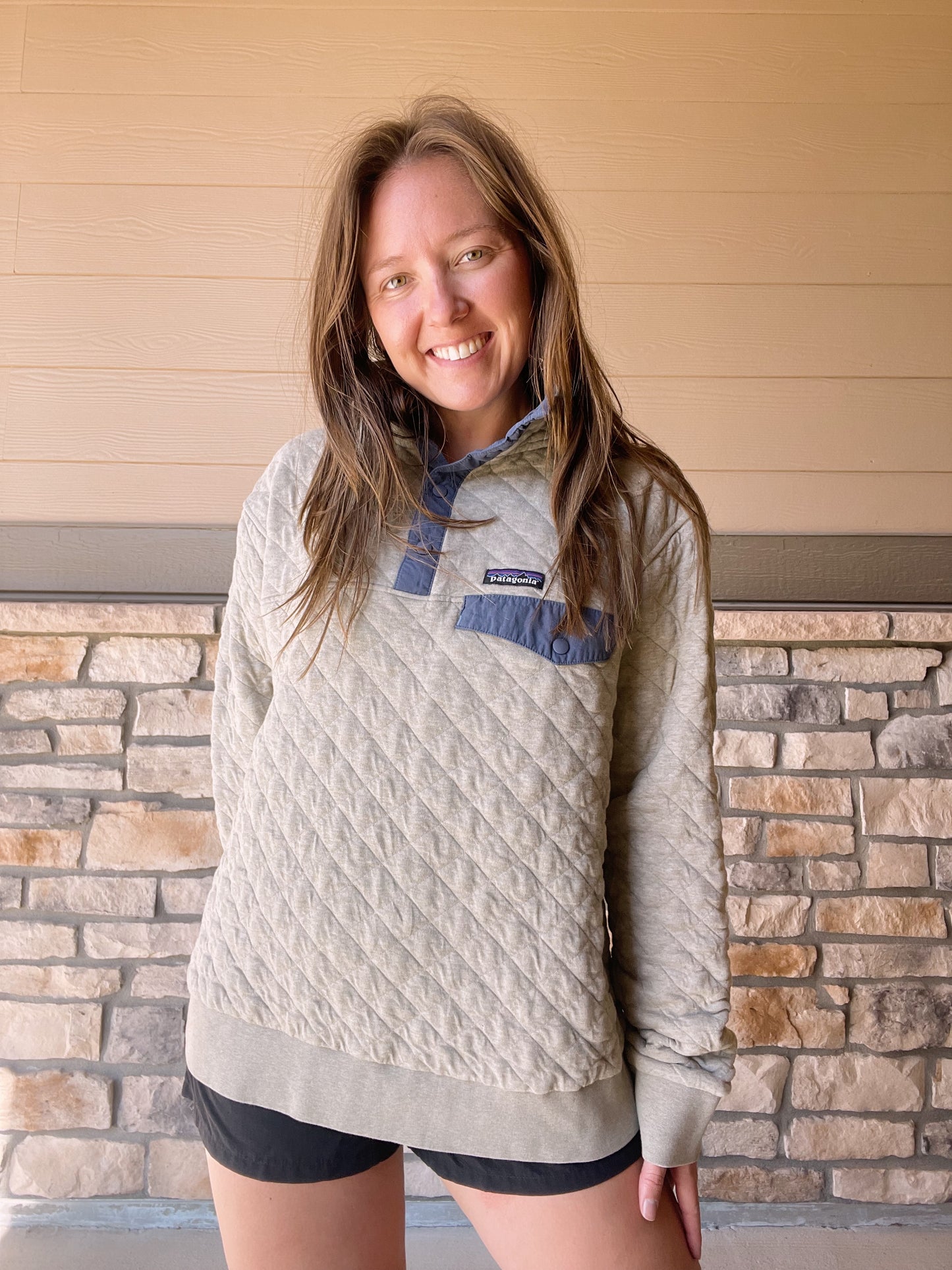 Patagonia Quilted Snap Pullover (L)