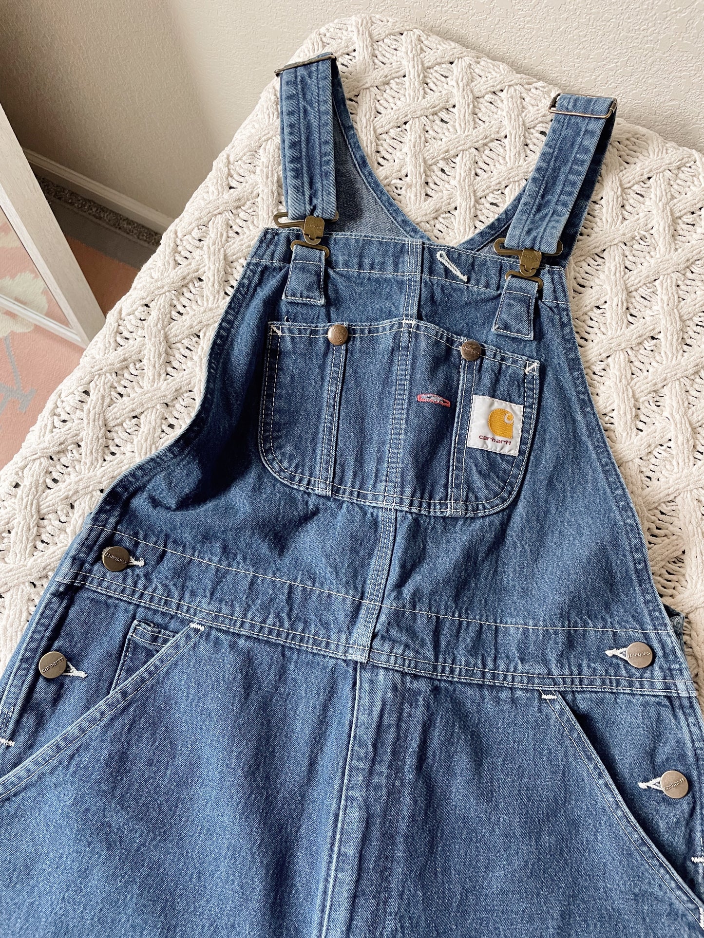 Carhartt Denim Overalls (M)