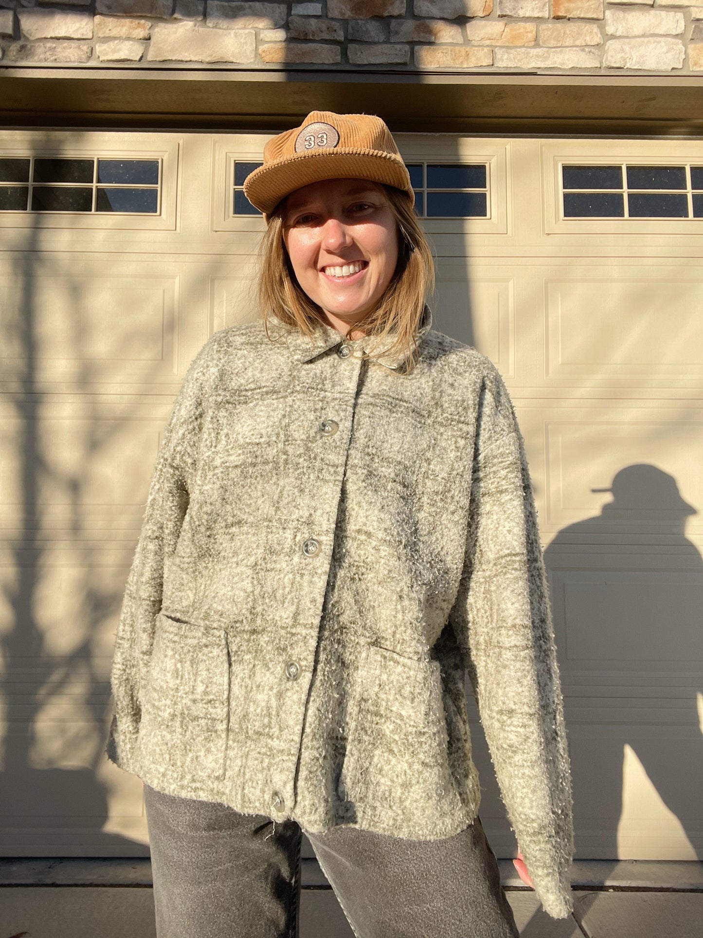 Vintage Columbia Fleece Shacket (Women's L)