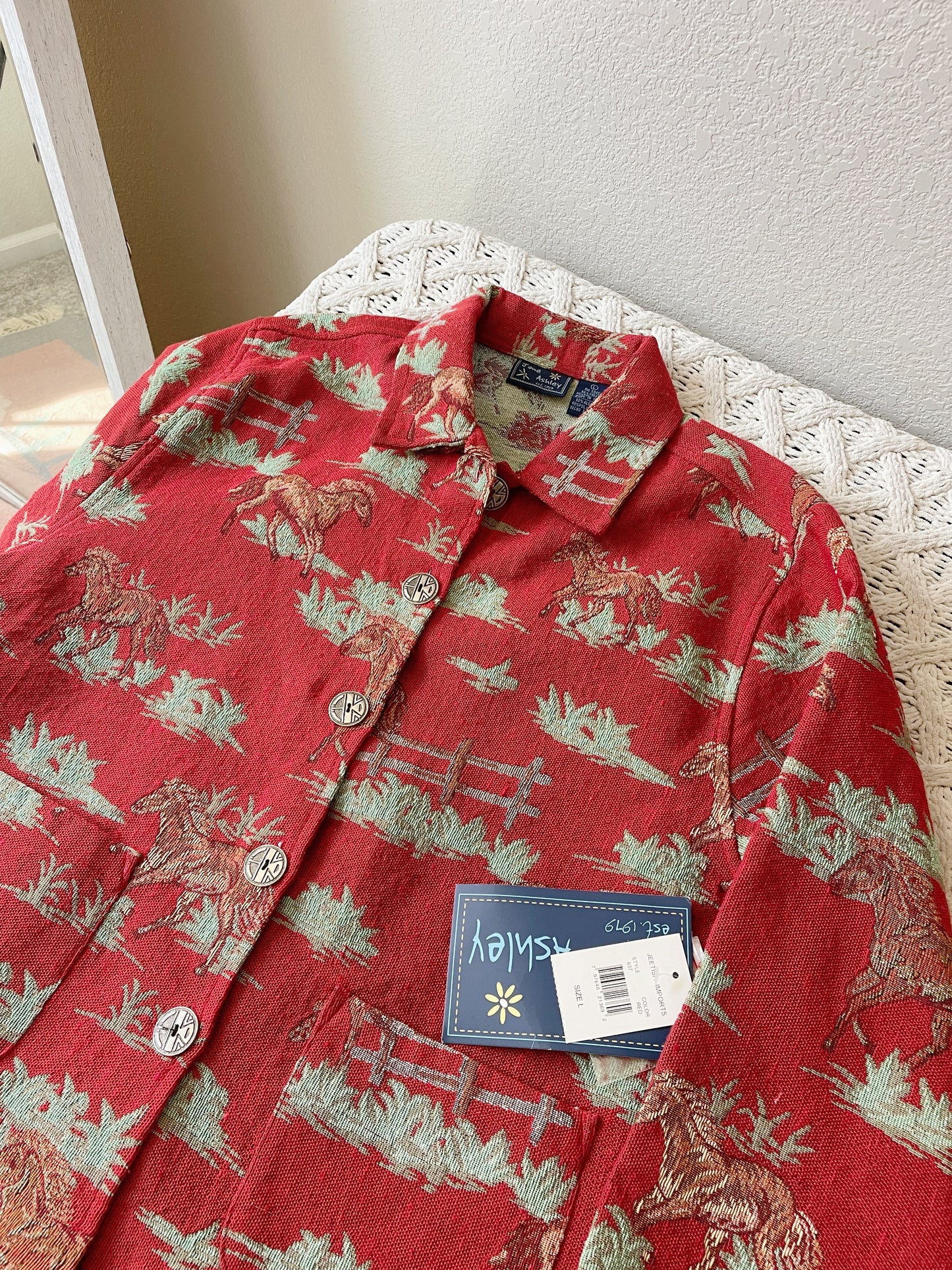 Vintage Horses Southwest Jacket (L)