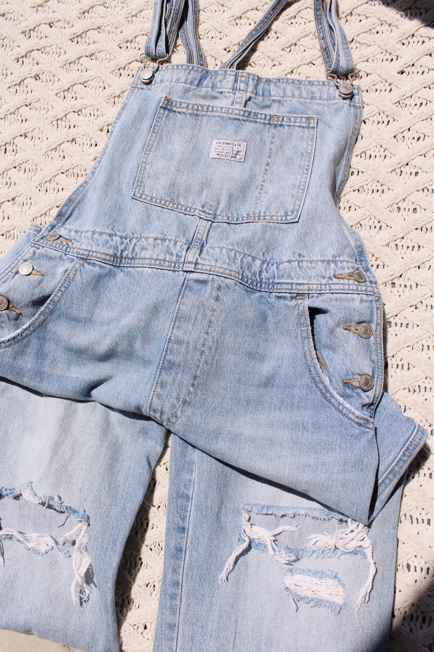 Levi's Denim Overalls (L)