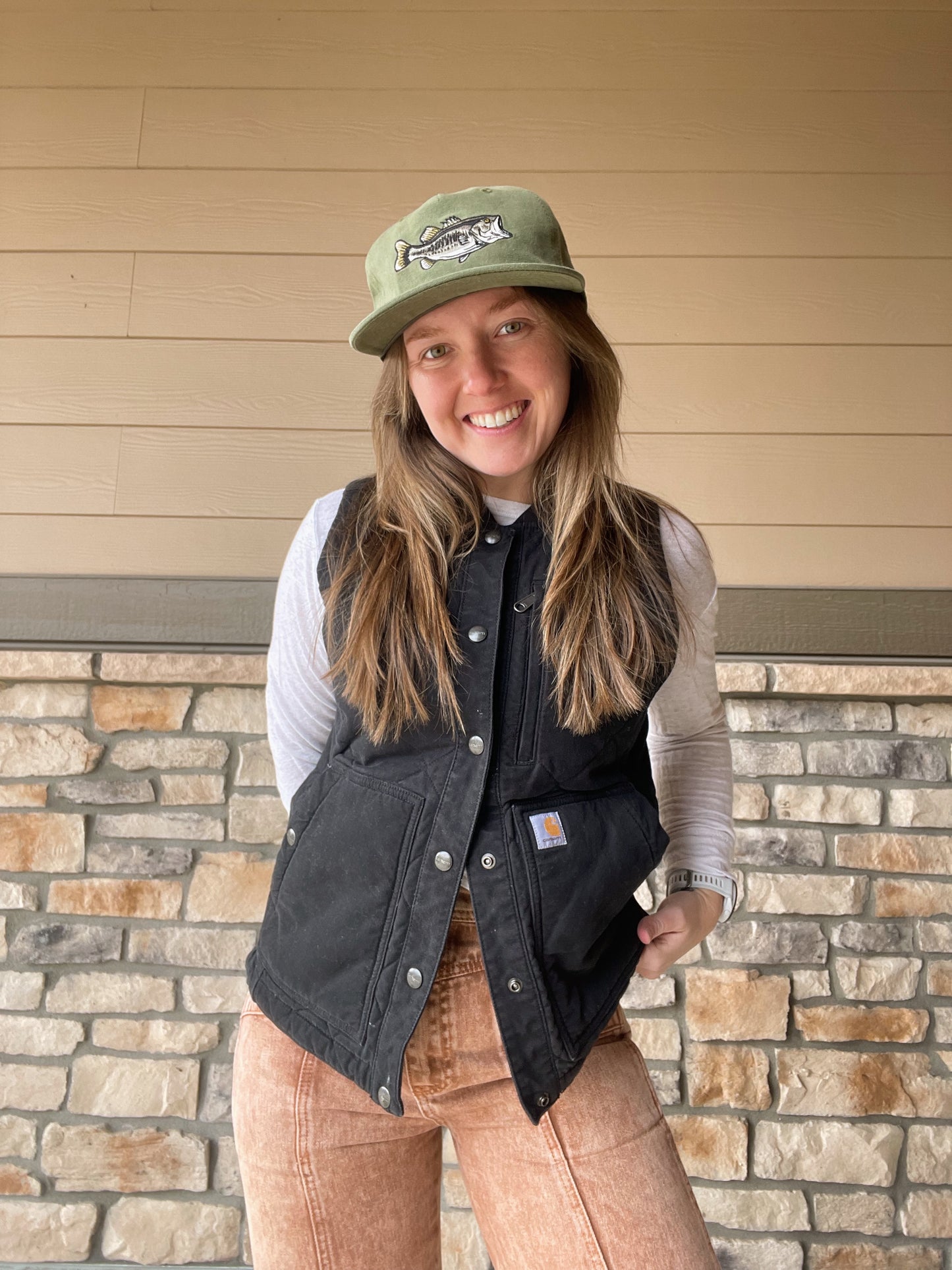 Carhartt Black Quilted Vest (Women's S)