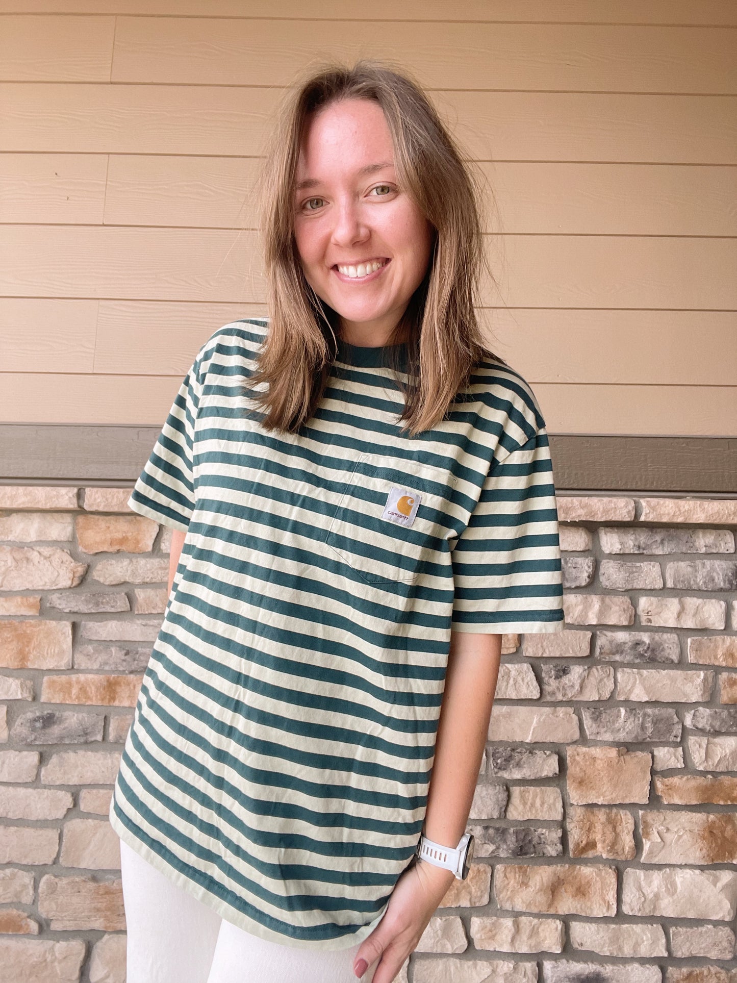 Carhartt WIP Scotty Striped Tee (L)