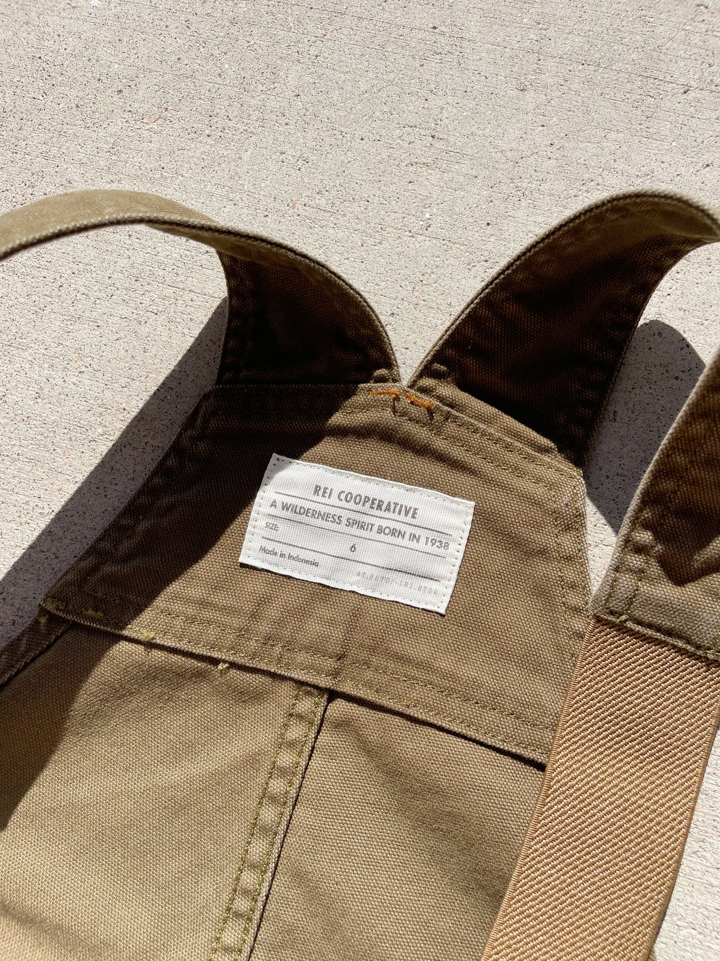 REI Double Knee Trailsmith Overalls (Women's 6/8)