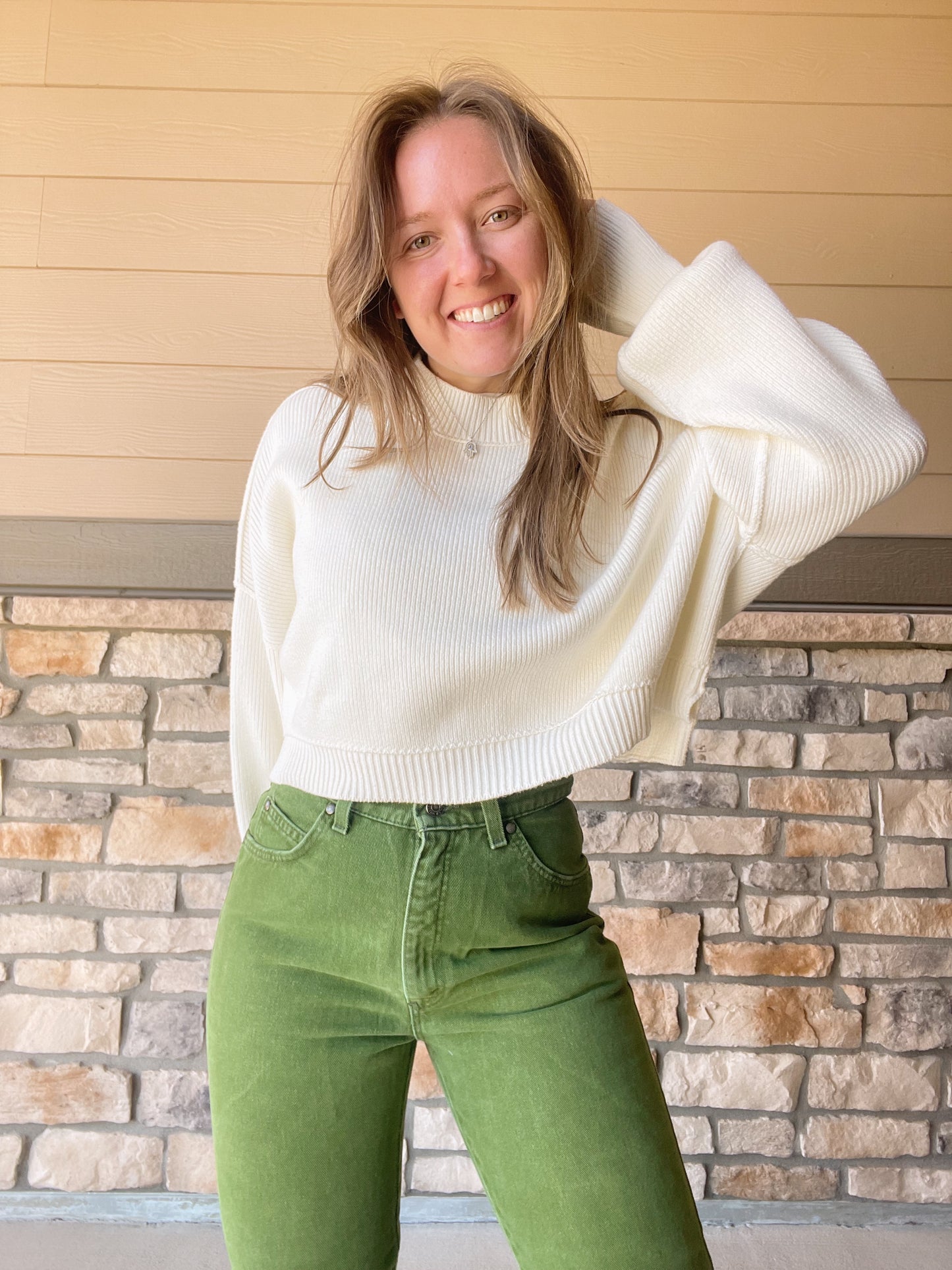 Vintage 1993 Levi's Green Jeans (28)