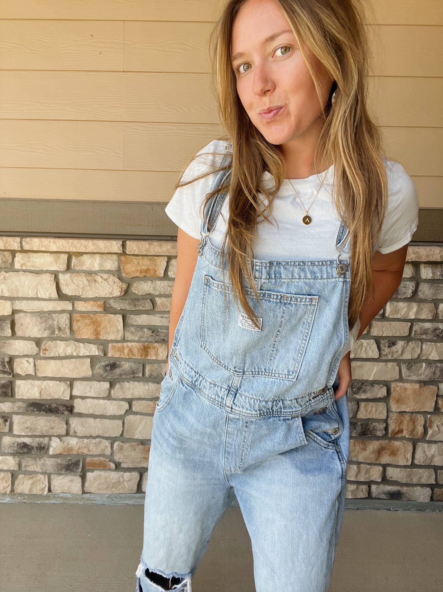 Levi's Denim Overalls (L)