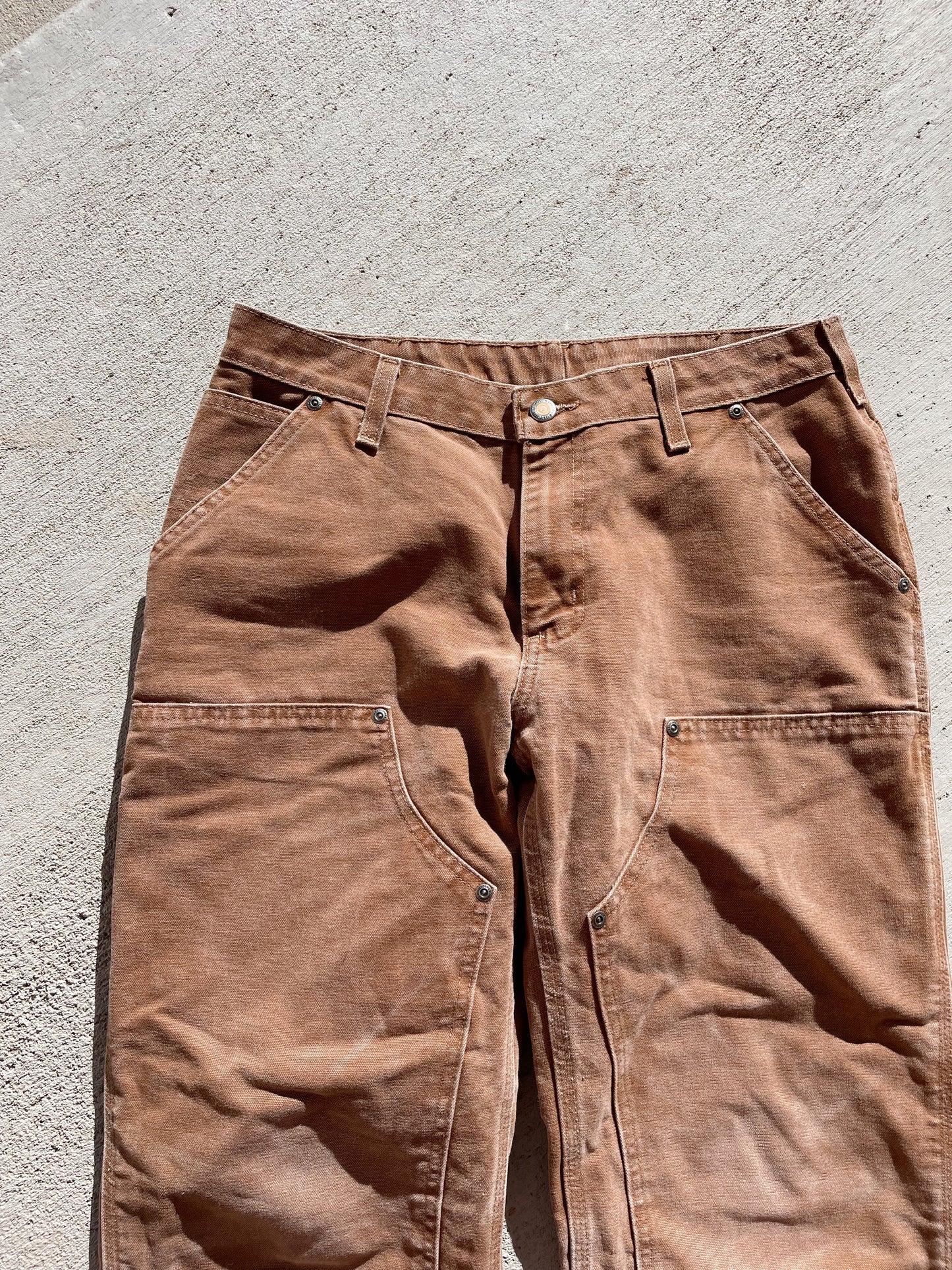 Carhartt Brown Double Knee Canvas Pants (30)