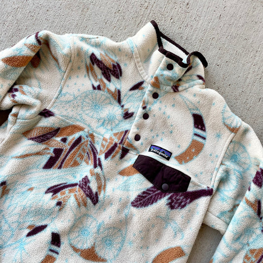 Patagonia 'Harvest Owl Moon' Print Snap T Fleece (S)