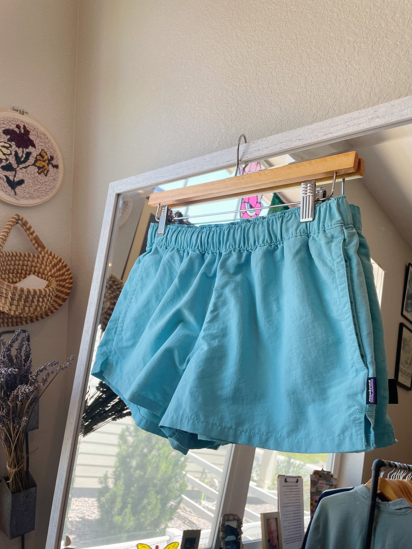 Patagonia Baggies Light Blue Shorts (S)