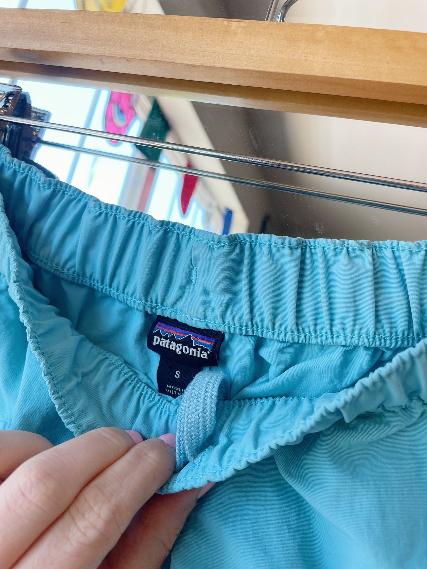 Patagonia Baggies Light Blue Shorts (S)