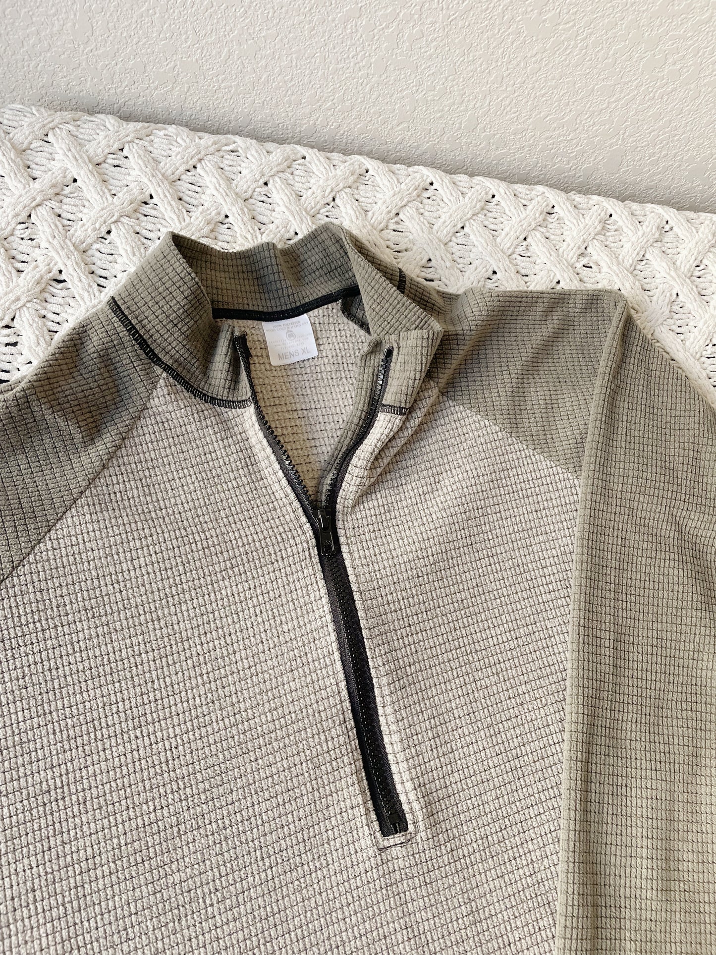 Melanzana 1/4 Zip Microgrid Fleece (Men's XL)