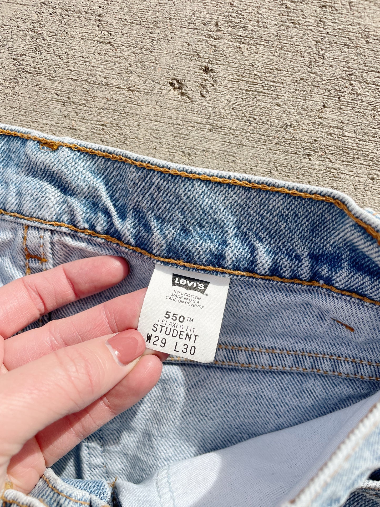 Vintage Levi's 1997 Orange Tab Jeans (26)