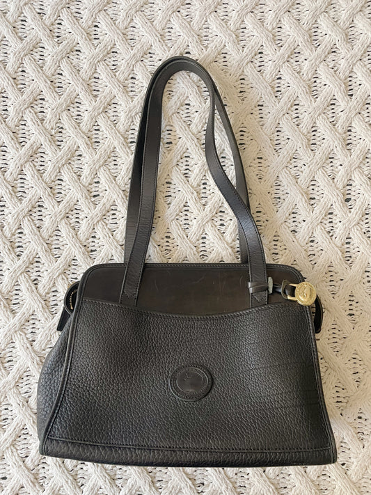 Vintage Dooney & Bourke Black Leather Purse