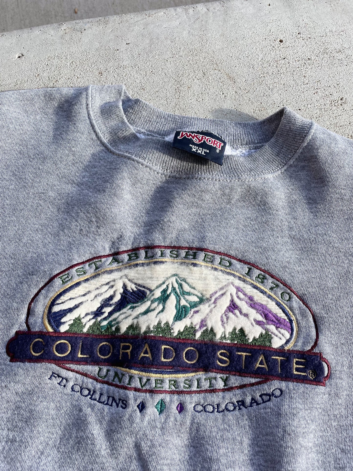 Vintage CSU Colorado State Crew (XXL)