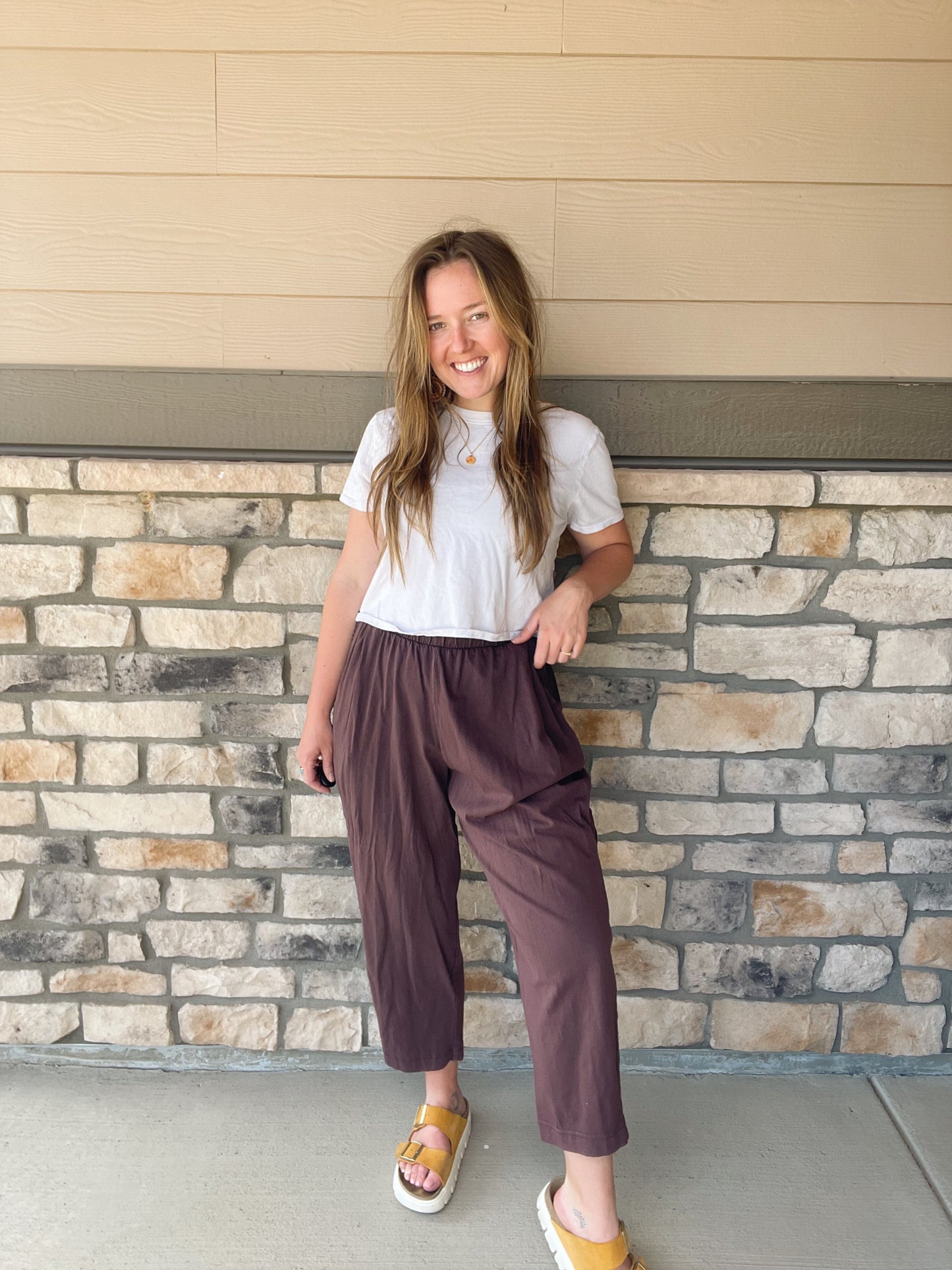 Free People Beach Plum Pants (XS/S)