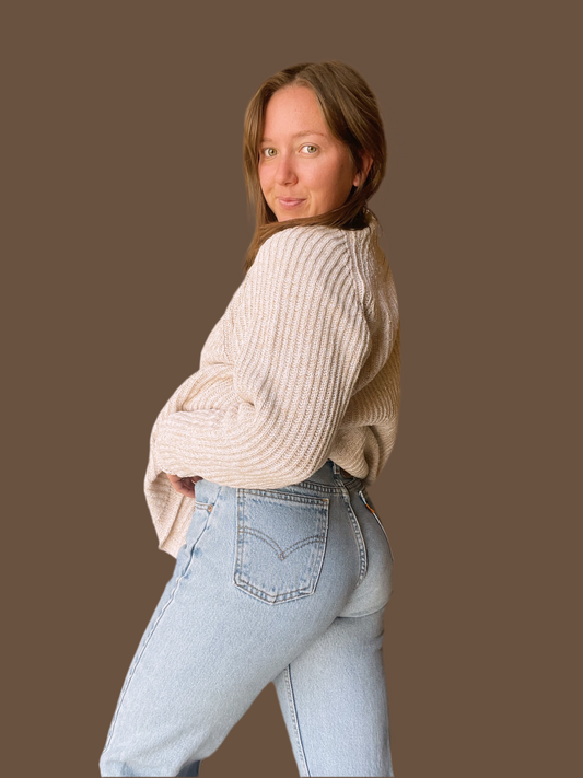 Vintage 1997 Levi's 560 Orange Tab Denim Jeans (27)